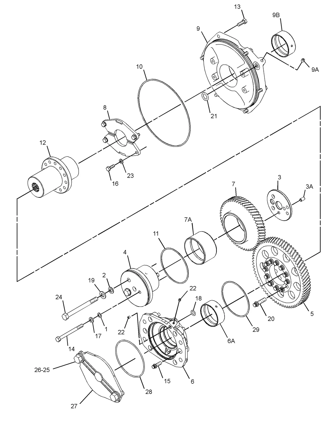 3516C · BASIC ENGINE · 308-3565