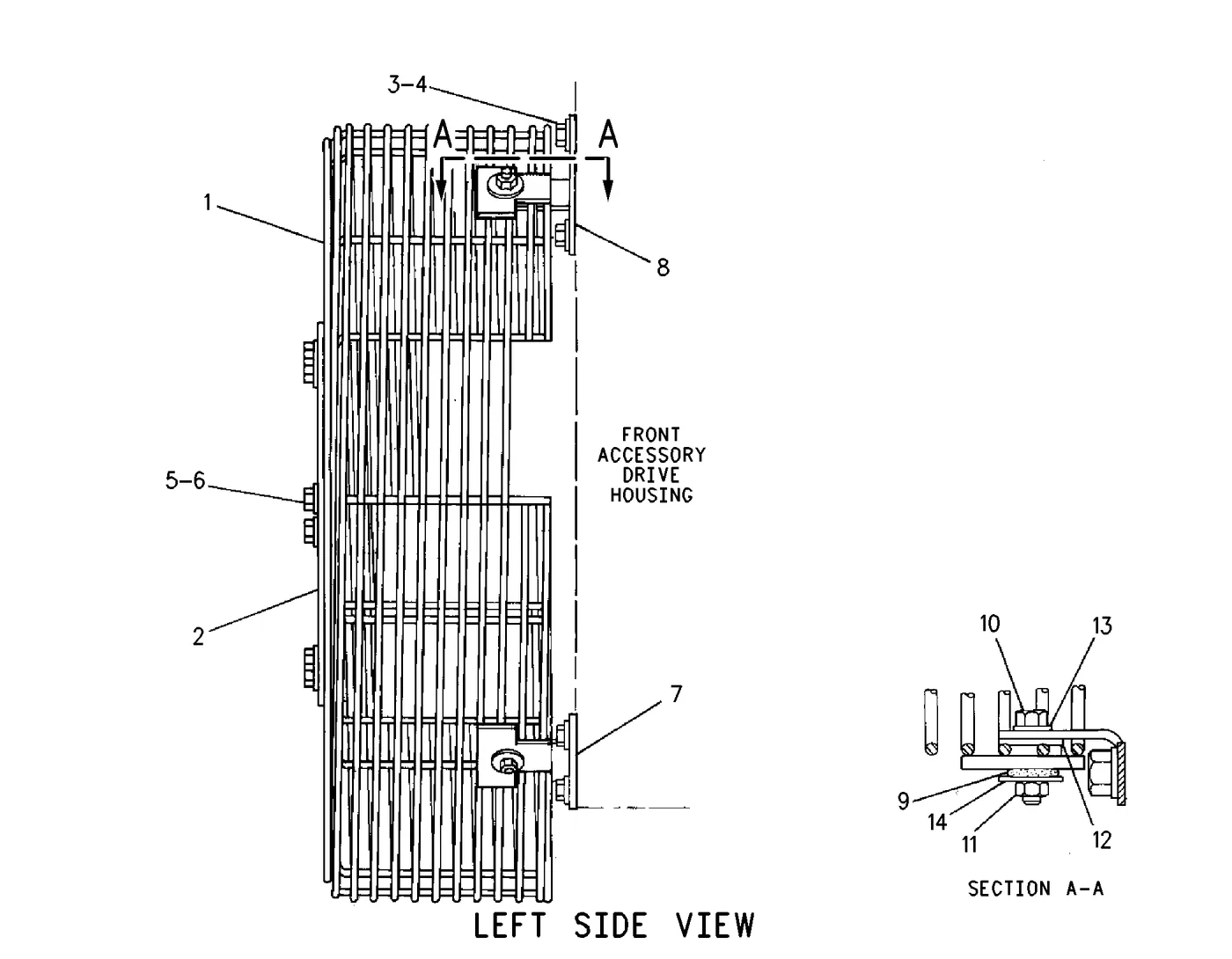 3516C 9S8752 parts diagram