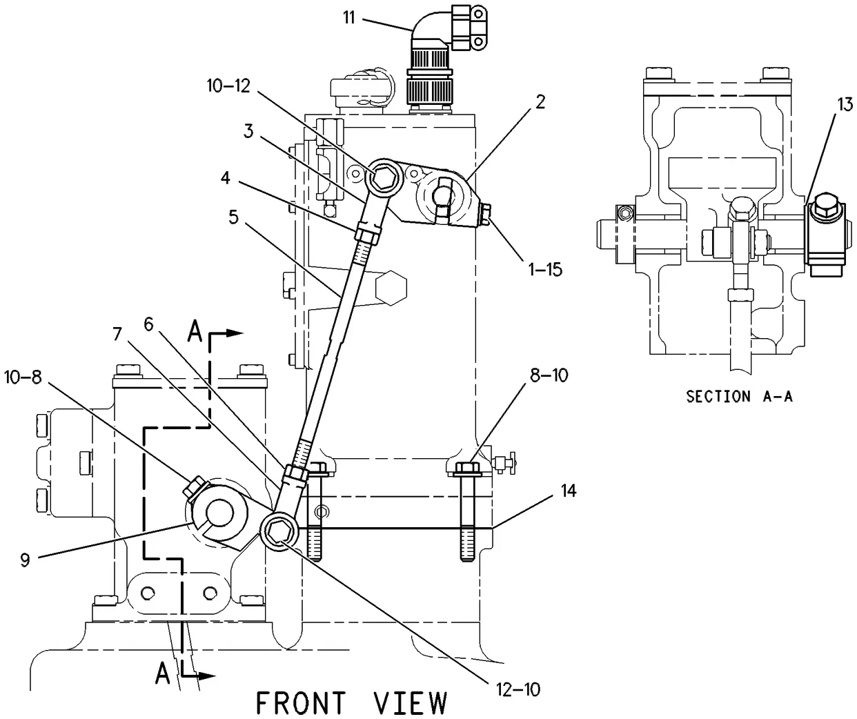 3606 · FUEL SYSTEM · 112-5051 CAT parts diagram