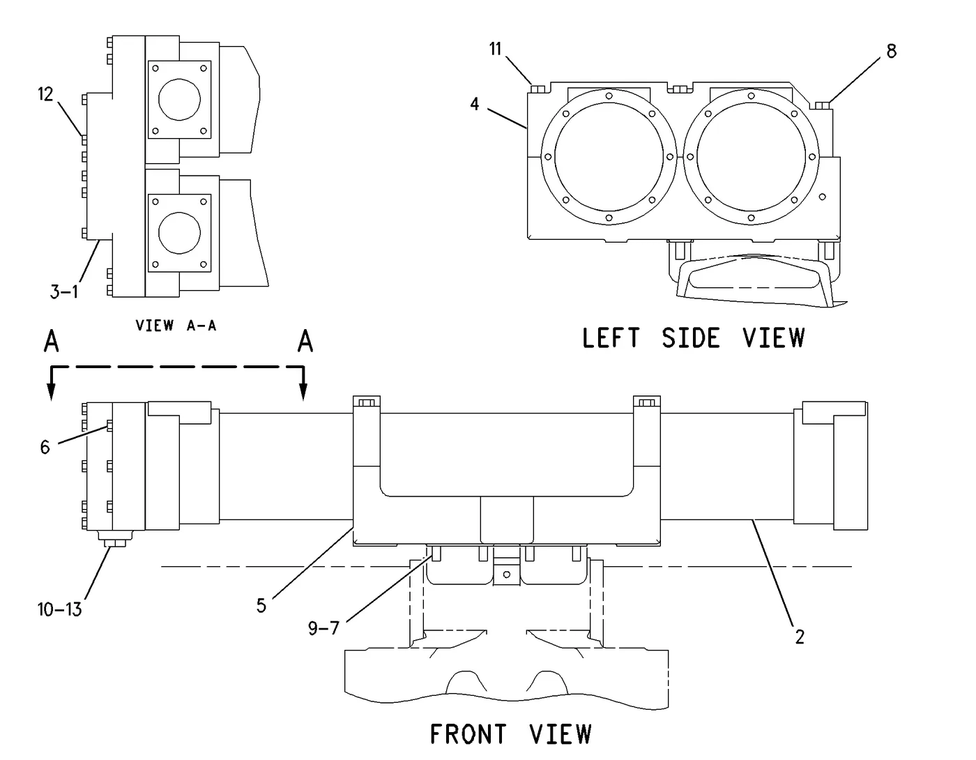 3606 · COOLING SYSTEM · 247-3796 CAT parts diagram