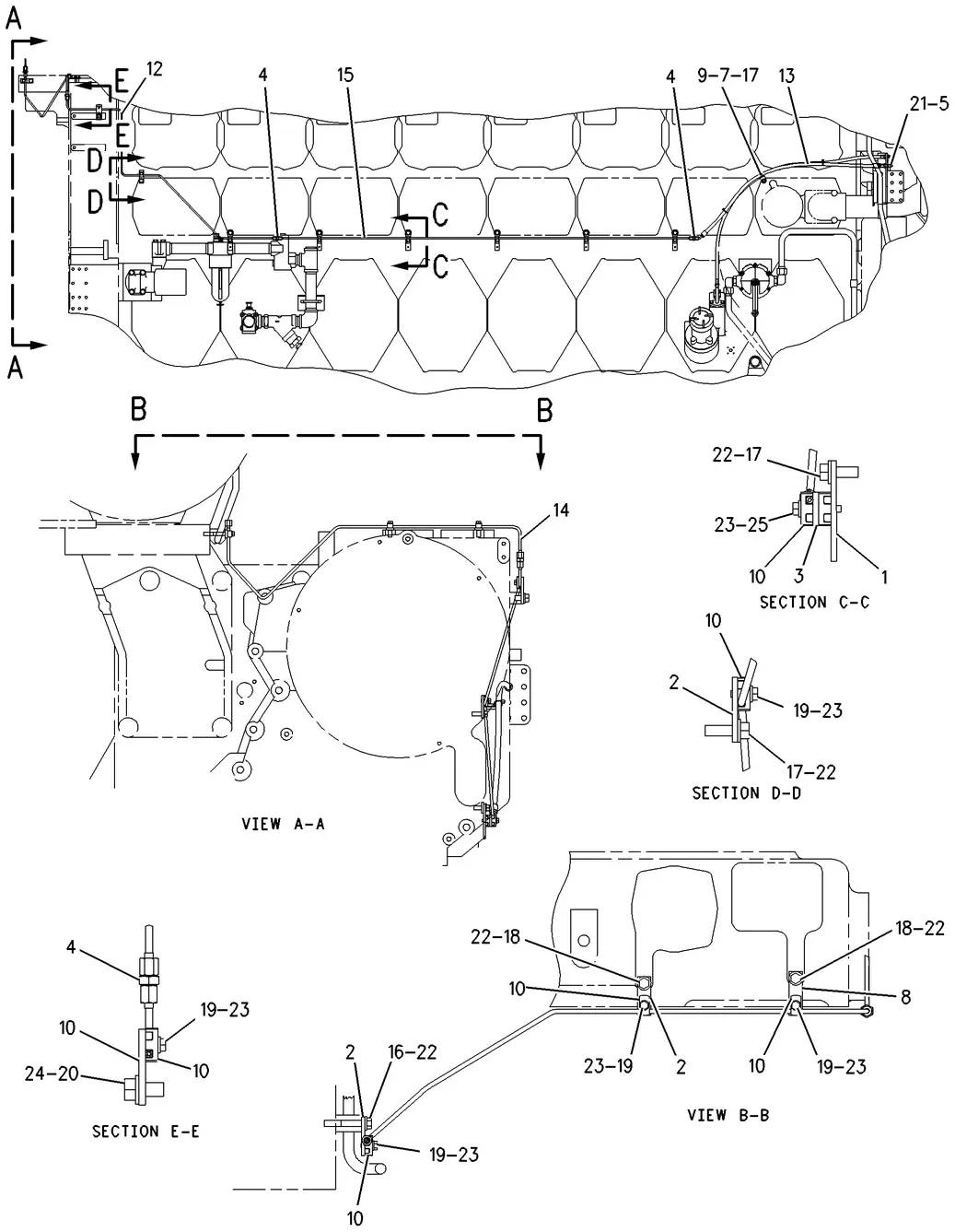 3608 · OPERATOR STATION · 153-5401 CAT parts diagram