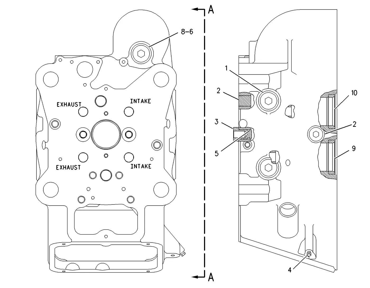 3608 5M6214 parts diagram