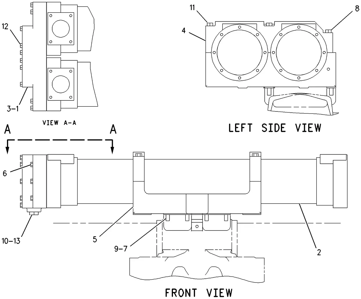 3608 · COOLING SYSTEM · 247-3796 CAT parts diagram