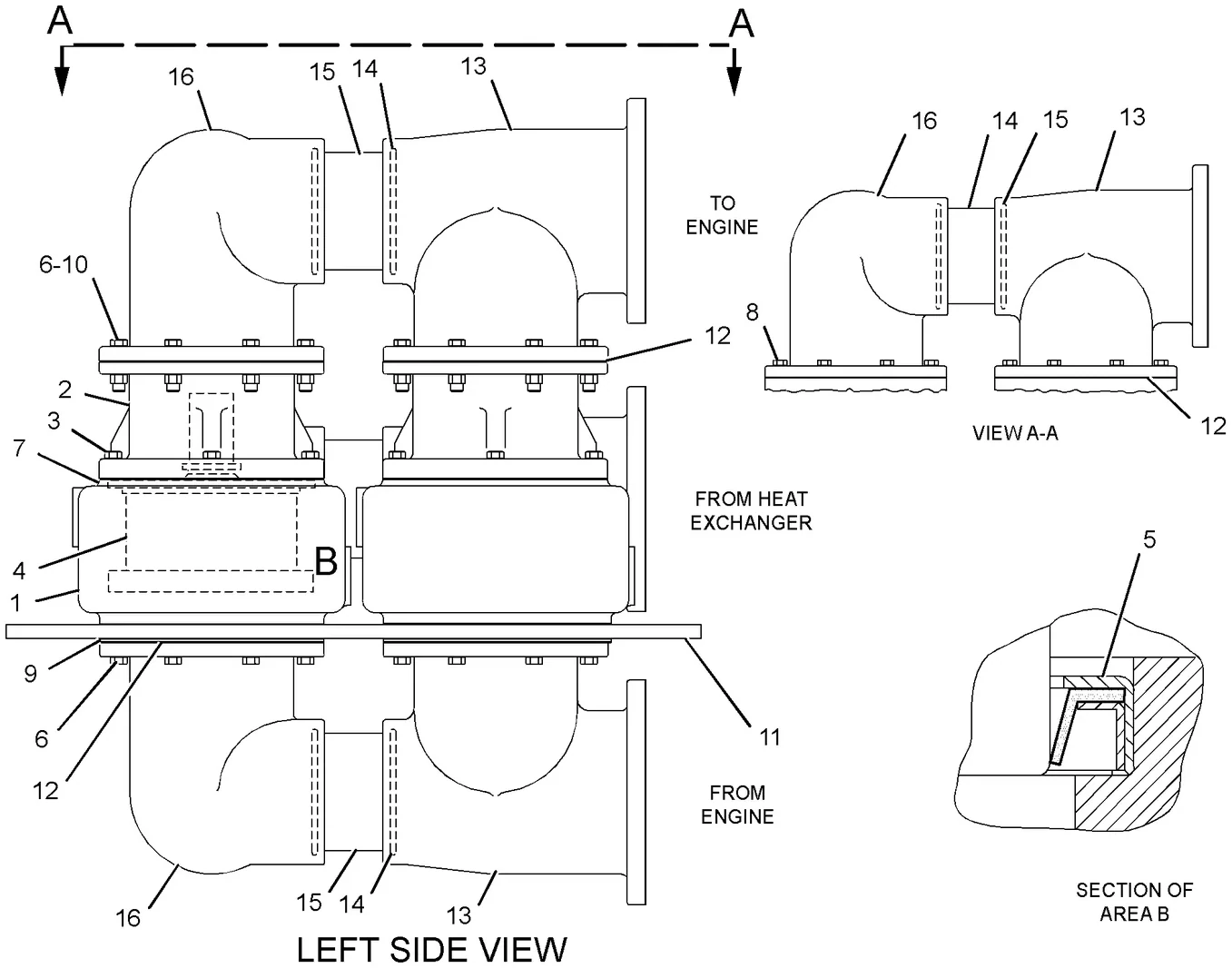 3616 · COOLING SYSTEM · 247-3796 CAT parts diagram