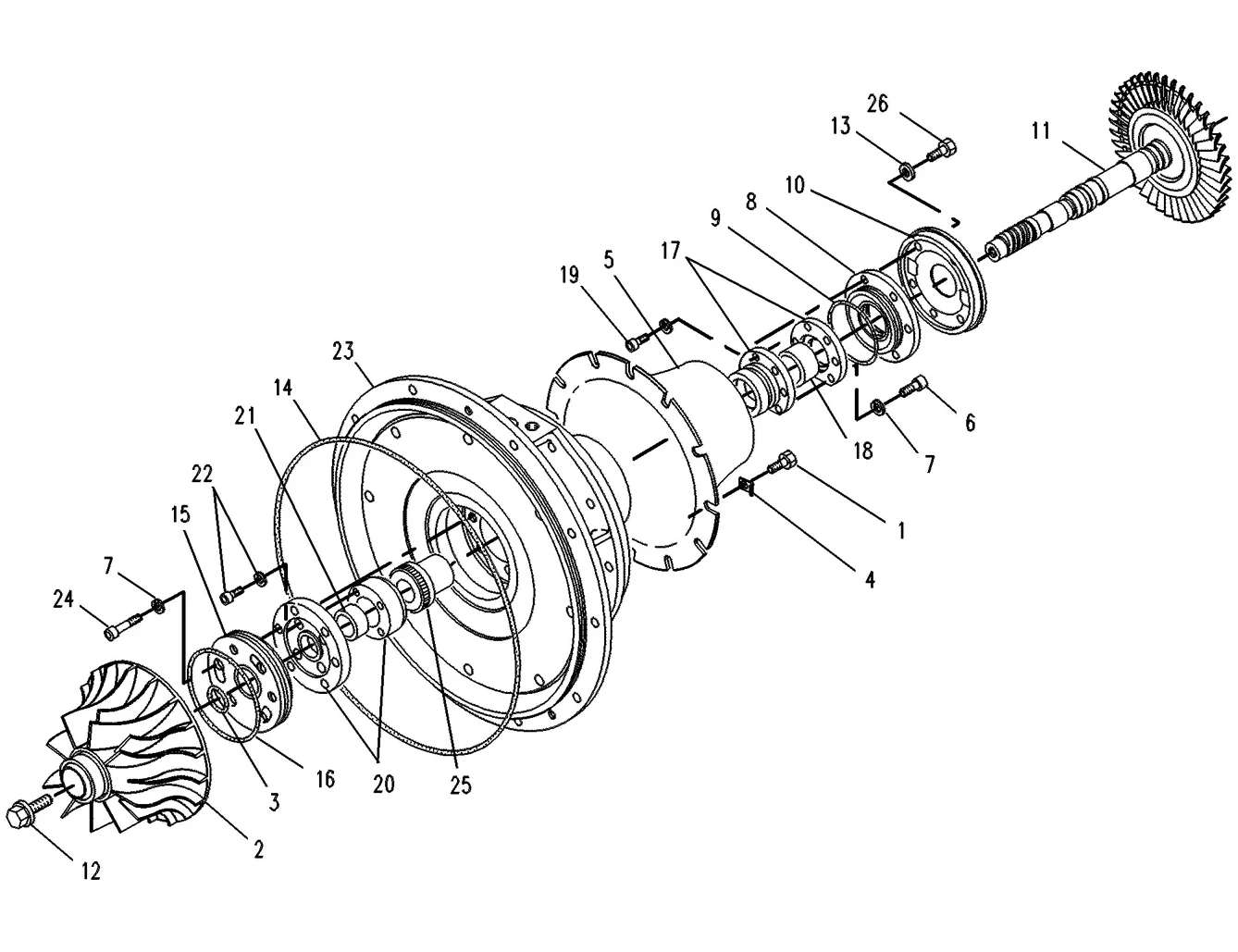 3616 · AIR INLET AND EXHAUST SYSTEM · 115-0441 CAT parts diagram
