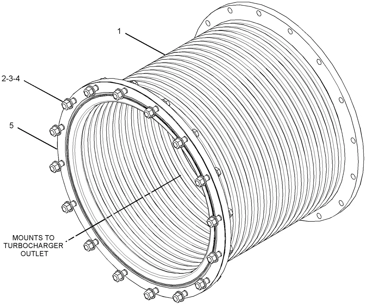 3616 · AIR INLET AND EXHAUST SYSTEM · 208-9471 CAT parts diagram