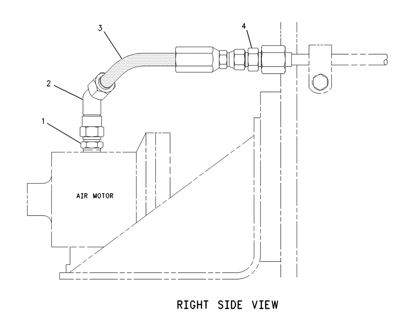 3616 · AIR INLET AND EXHAUST SYSTEM · 030-7964 CAT parts diagram
