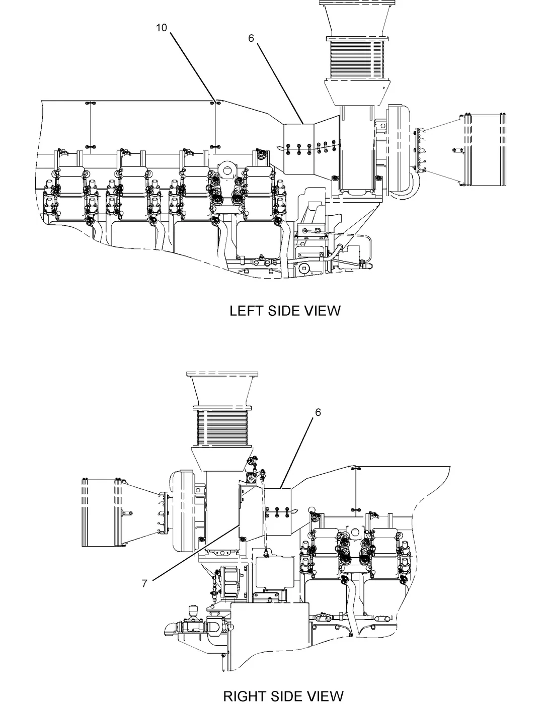 3616 · AIR INLET AND EXHAUST SYSTEM · 134-3508 CAT parts diagram