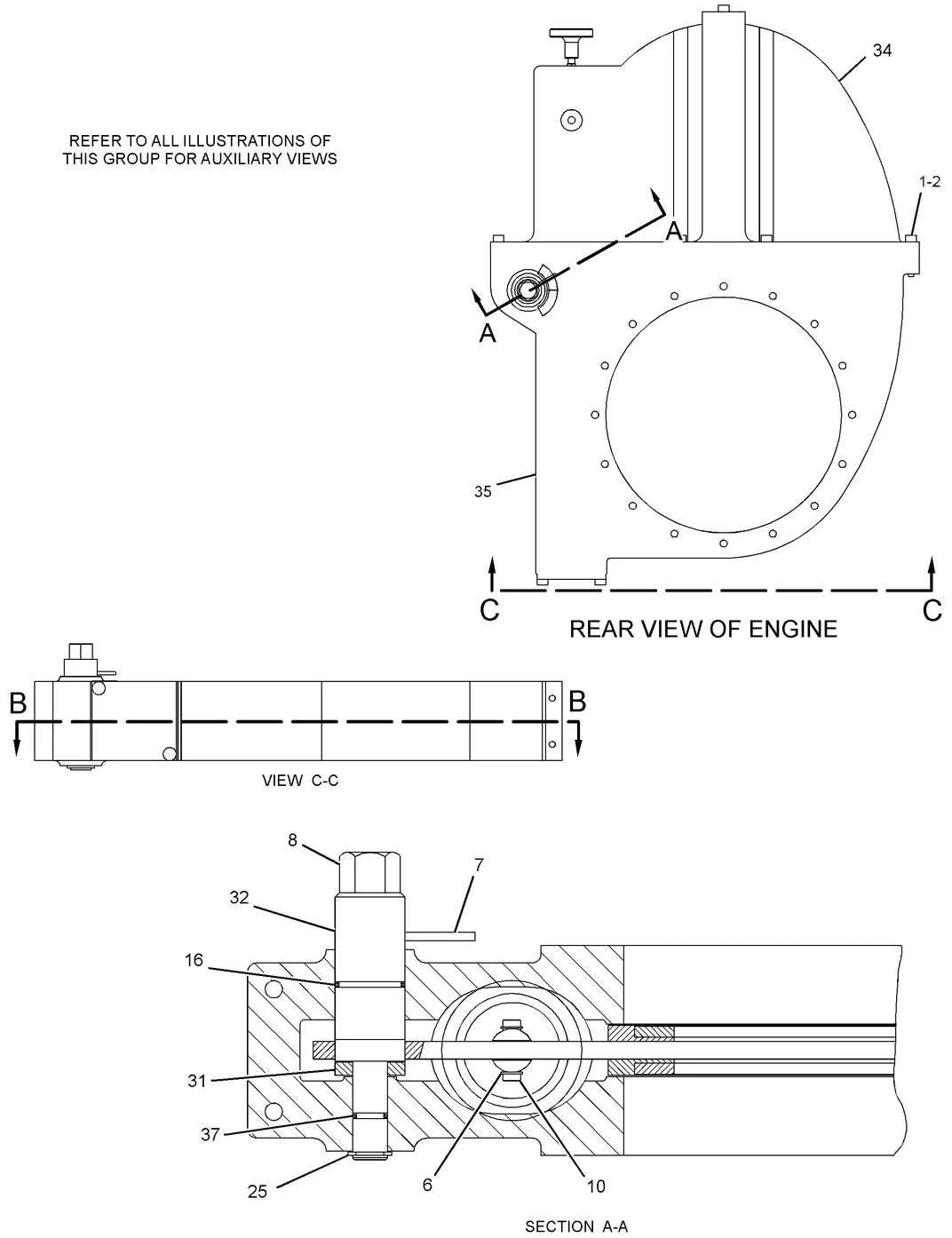 3616 · AIR INLET AND EXHAUST SYSTEM · 317-9554 CAT parts diagram