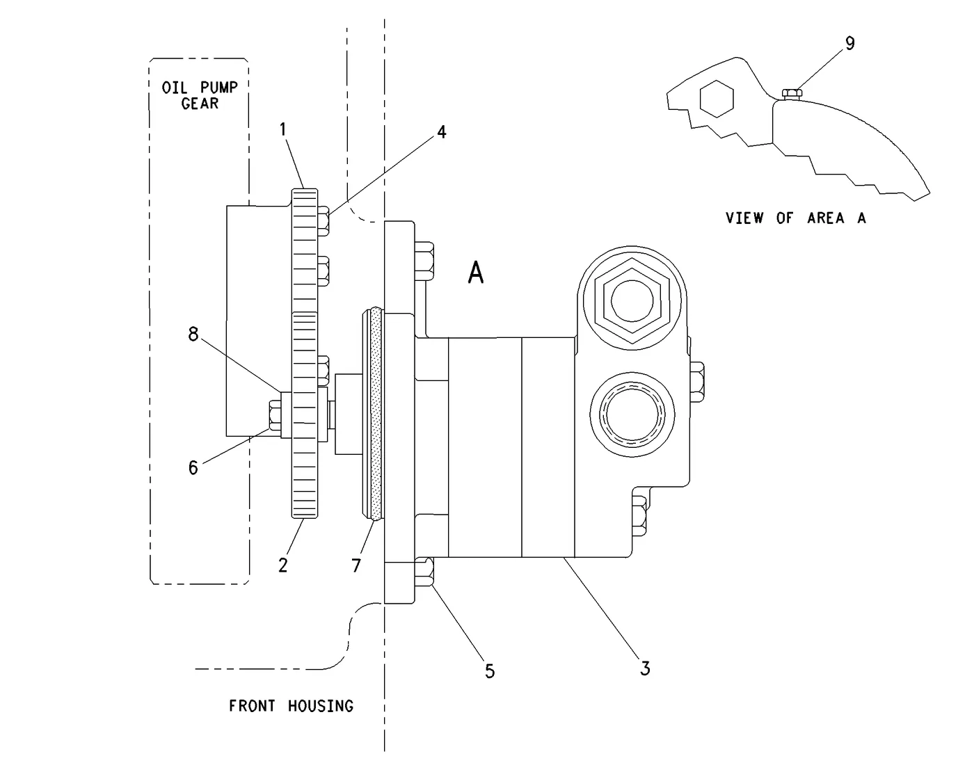 3616 · FUEL SYSTEM · 106-9285 CAT parts diagram