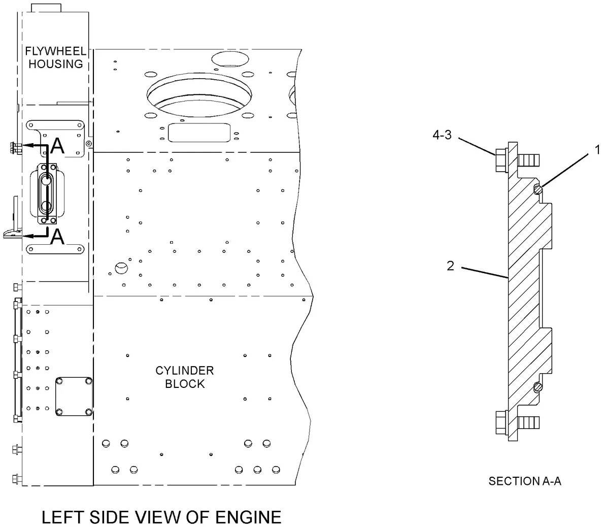 3616 · BASIC ENGINE · 288-4786 CAT parts diagram