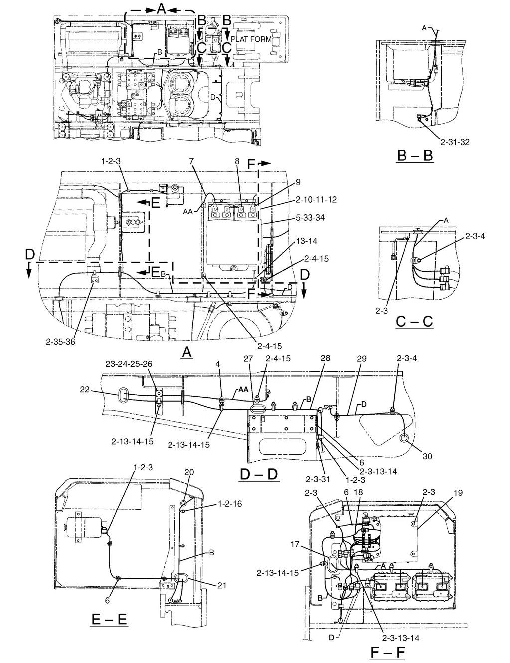 365B · ELECTRICAL AND STARTING SYSTEM · 213-0826 CAT parts diagram