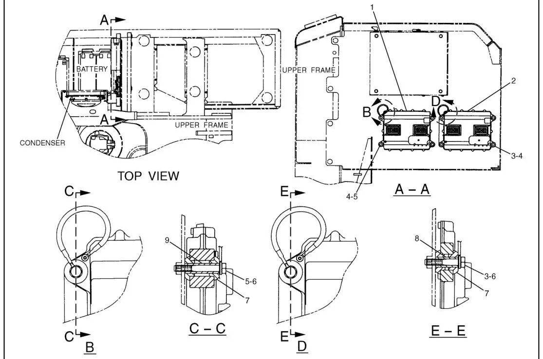 365B 8T9655 parts diagram