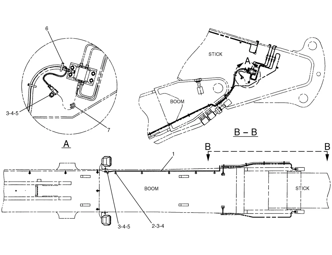 365B · ELECTRICAL AND STARTING SYSTEM · 161-3079 CAT parts diagram