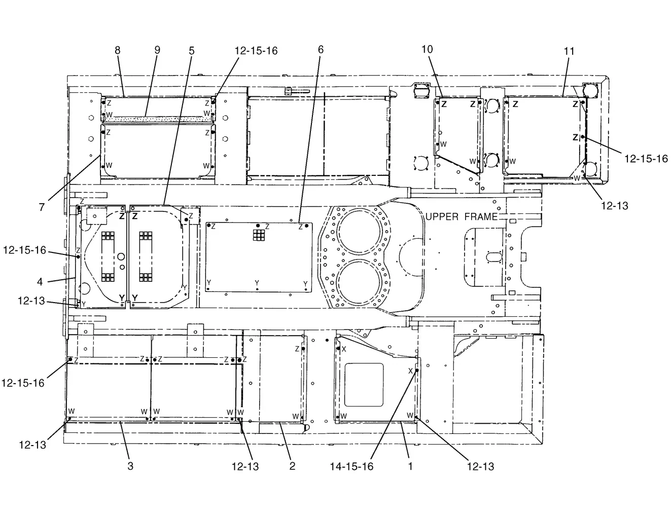365B · FRAME AND BODY · 138-5273 CAT parts diagram
