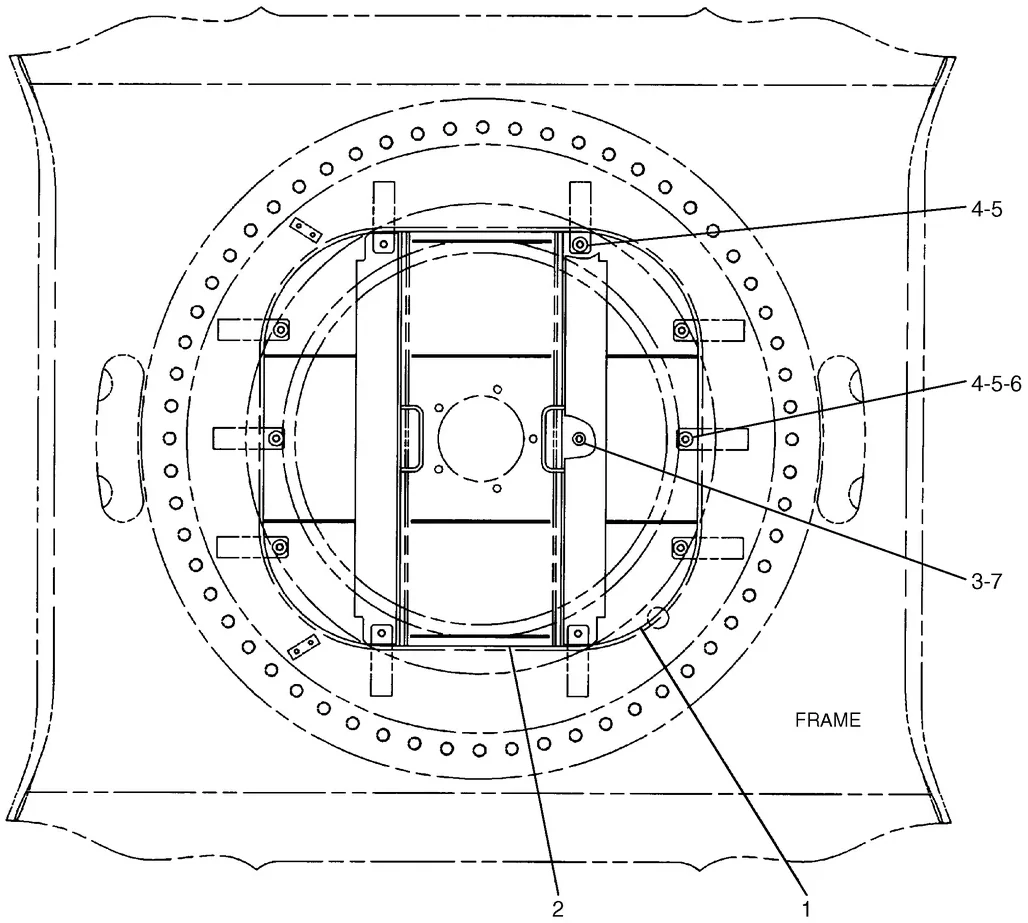 365B · FRAME AND BODY · 172-2954 CAT parts diagram