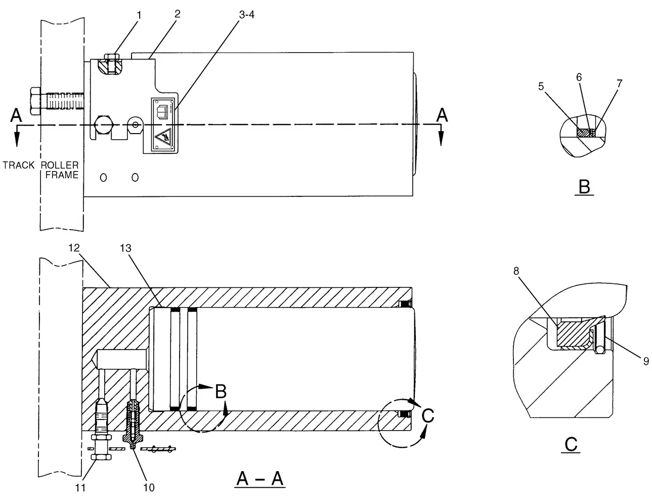 365B · FRAME AND BODY · 136-2430 CAT parts diagram