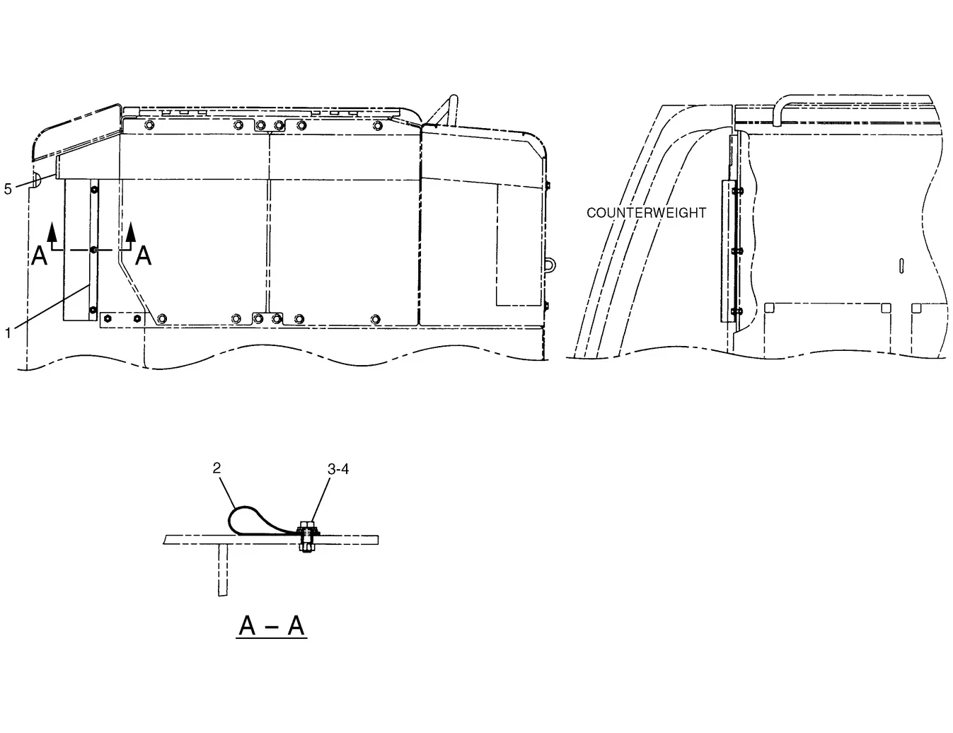 365B · FRAME AND BODY · 152-9323 CAT parts diagram
