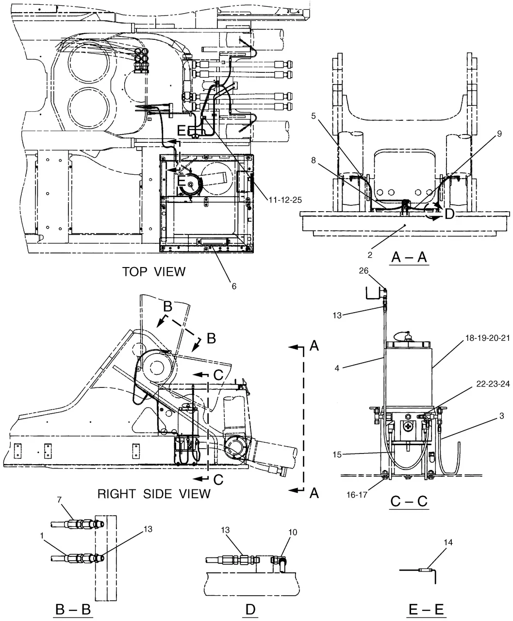 365B · FRAME AND BODY · 138-5665 CAT parts diagram