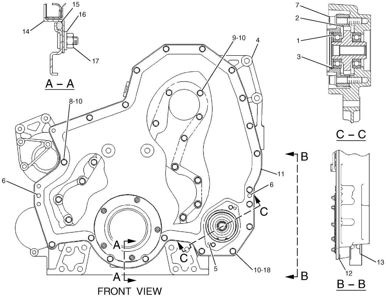 365B · BASIC ENGINE · 115-3006 CAT parts diagram