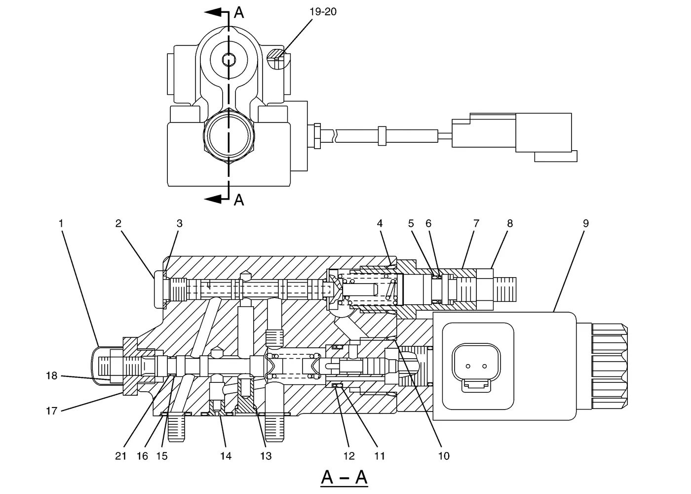 365B 9X7680 parts diagram