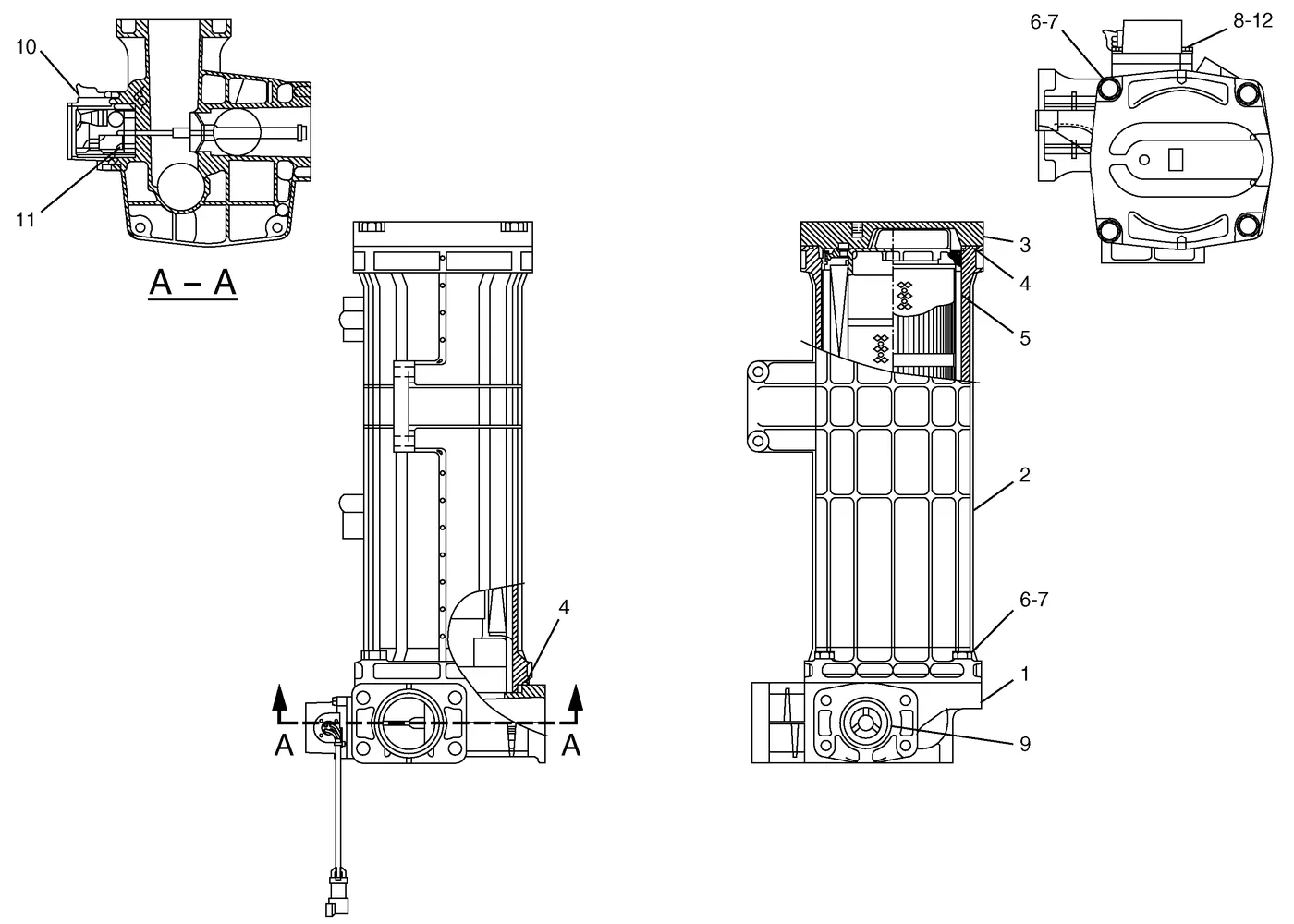 365B · HYDRAULIC SYSTEM · 107-6995 CAT parts diagram