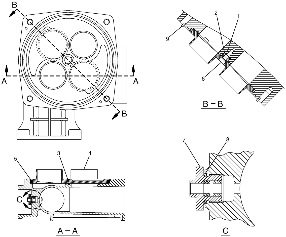 365B · HYDRAULIC SYSTEM · 173-3503 CAT parts diagram
