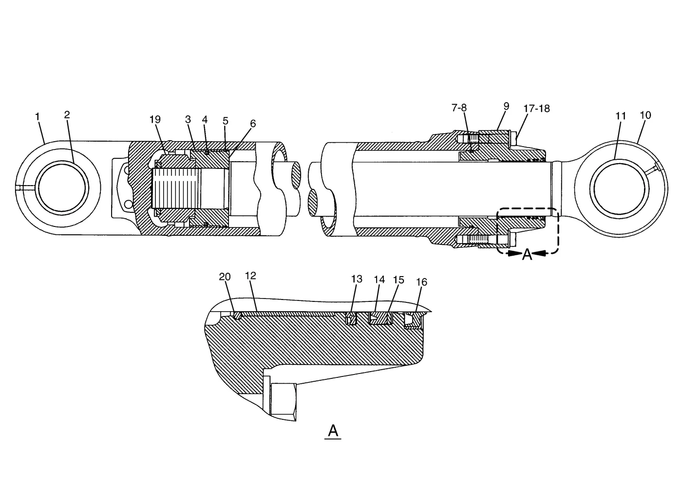 365B · HYDRAULIC SYSTEM · 143-8007 CAT parts diagram
