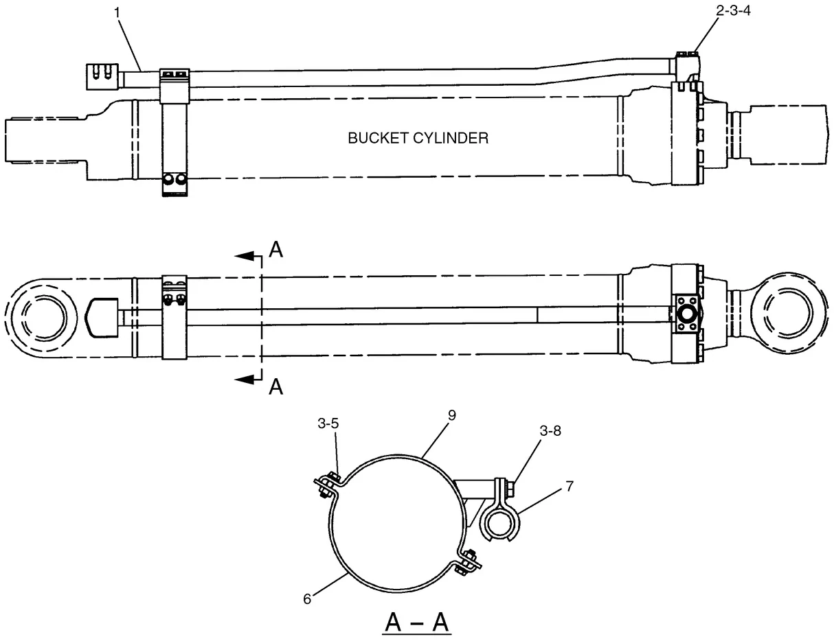 365B · HYDRAULIC SYSTEM · 138-5262 CAT parts diagram