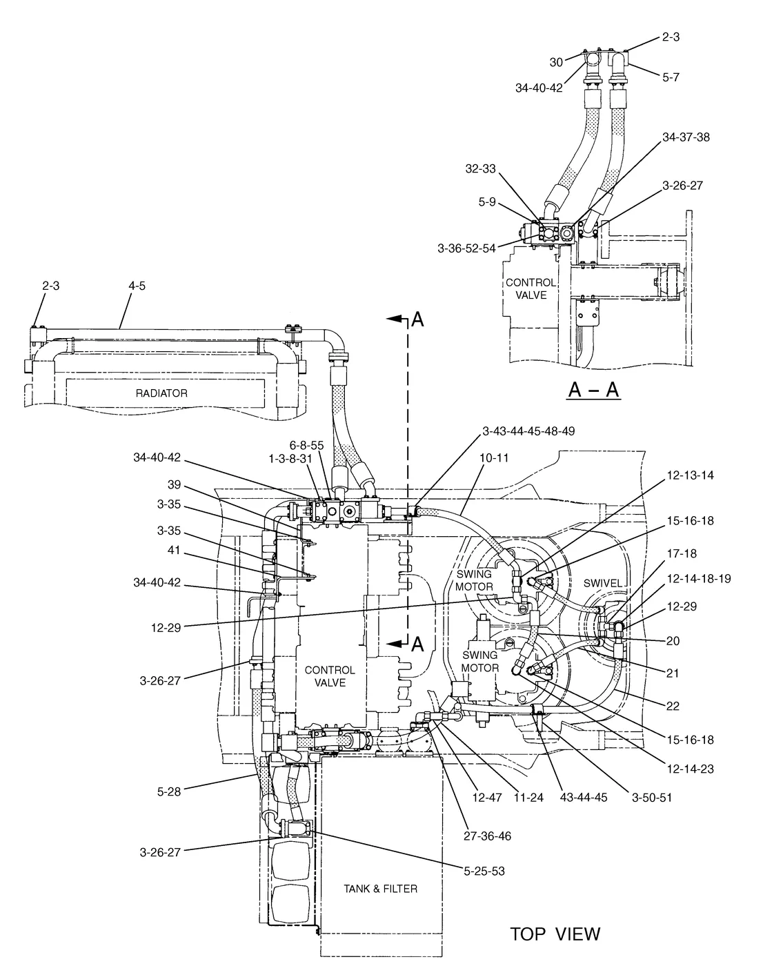 365B · HYDRAULIC SYSTEM · 221-4750 CAT parts diagram