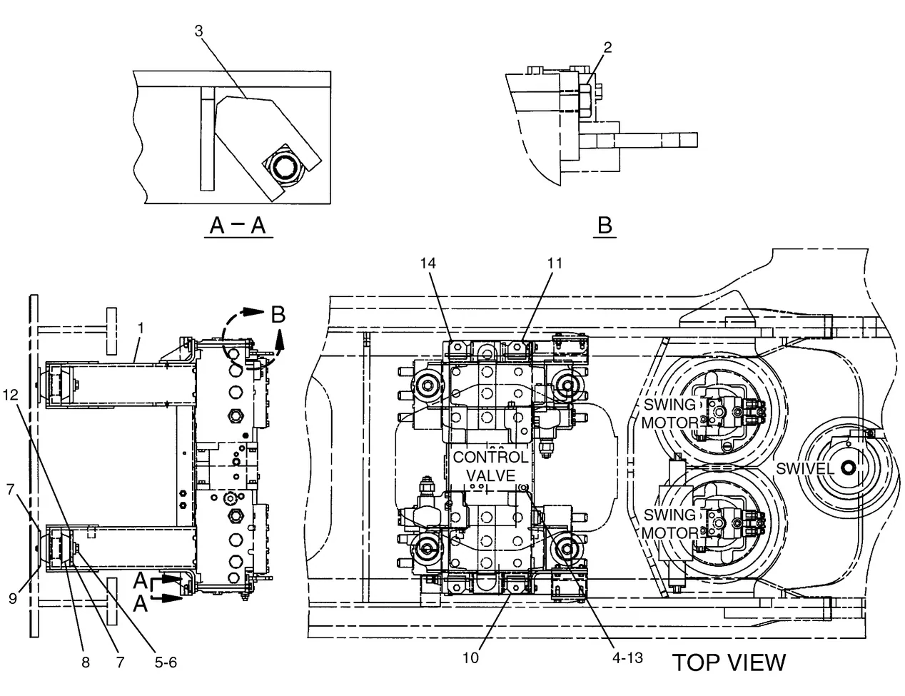 365B · HYDRAULIC SYSTEM · 138-5242 CAT parts diagram