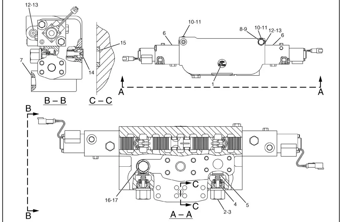 365B 9S4190 parts diagram