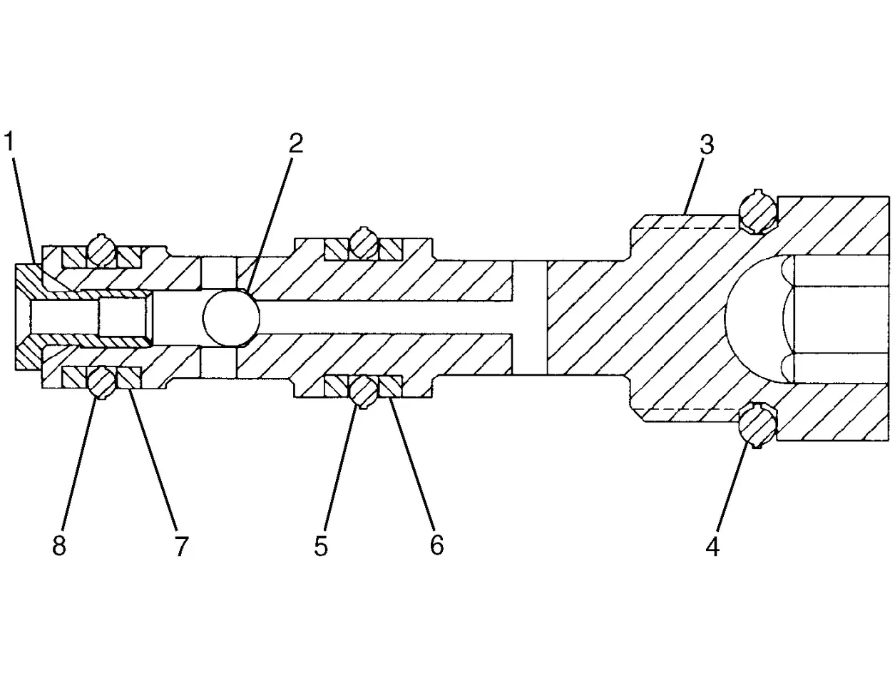 365B · HYDRAULIC SYSTEM · 155-4846 CAT parts diagram