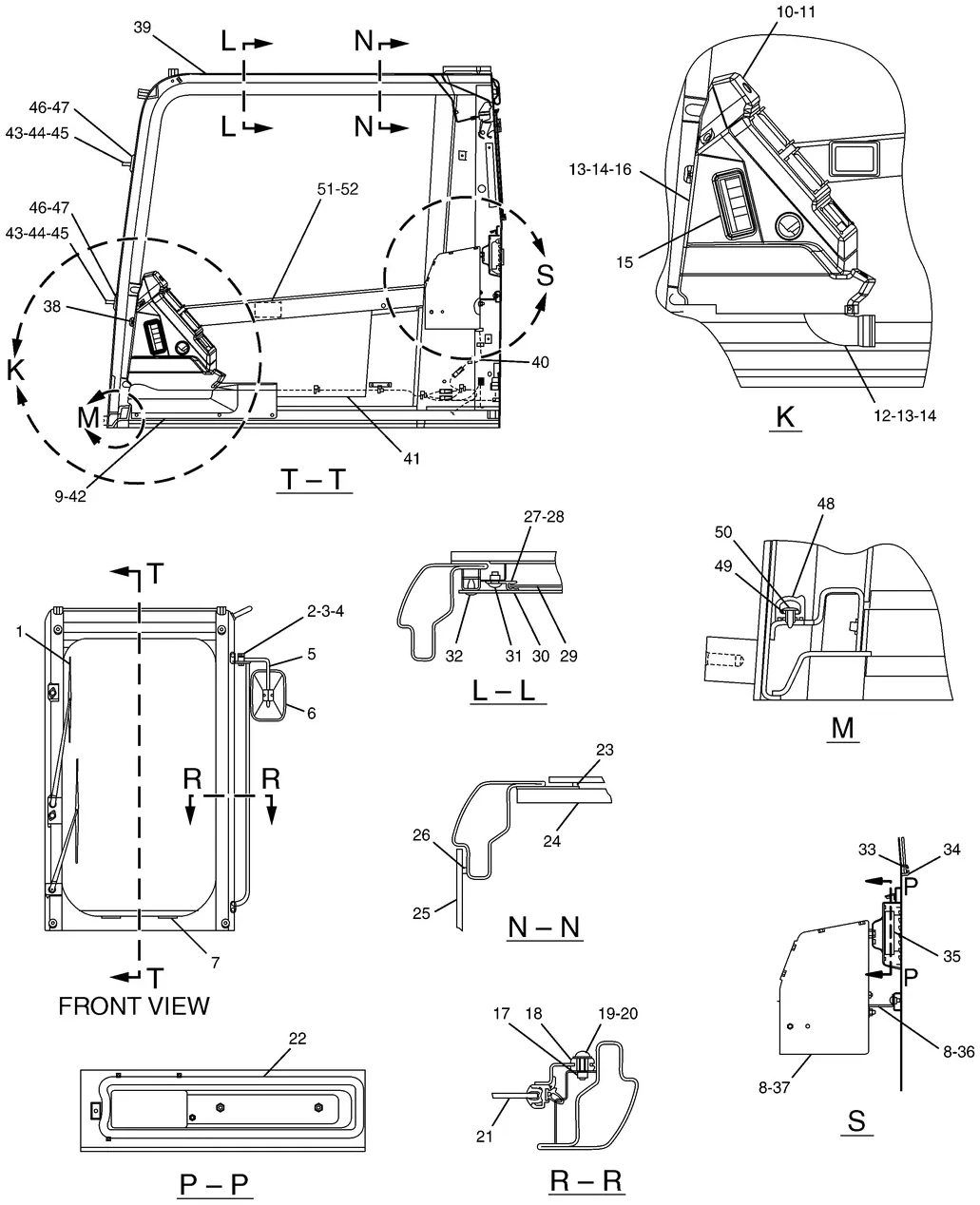 365B · OPERATOR STATION · 144-9643 CAT parts diagram