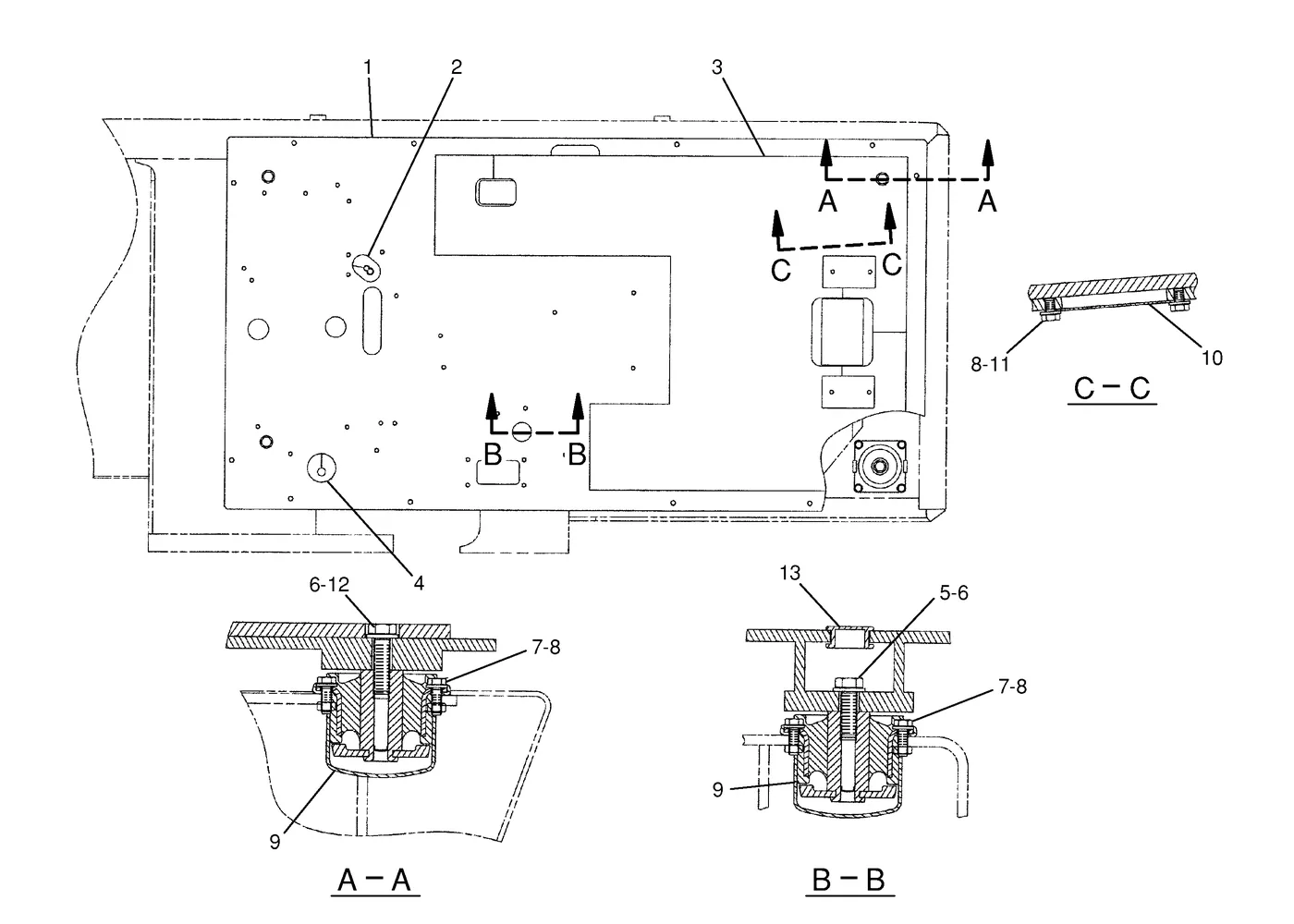 365B 8T4122 parts diagram