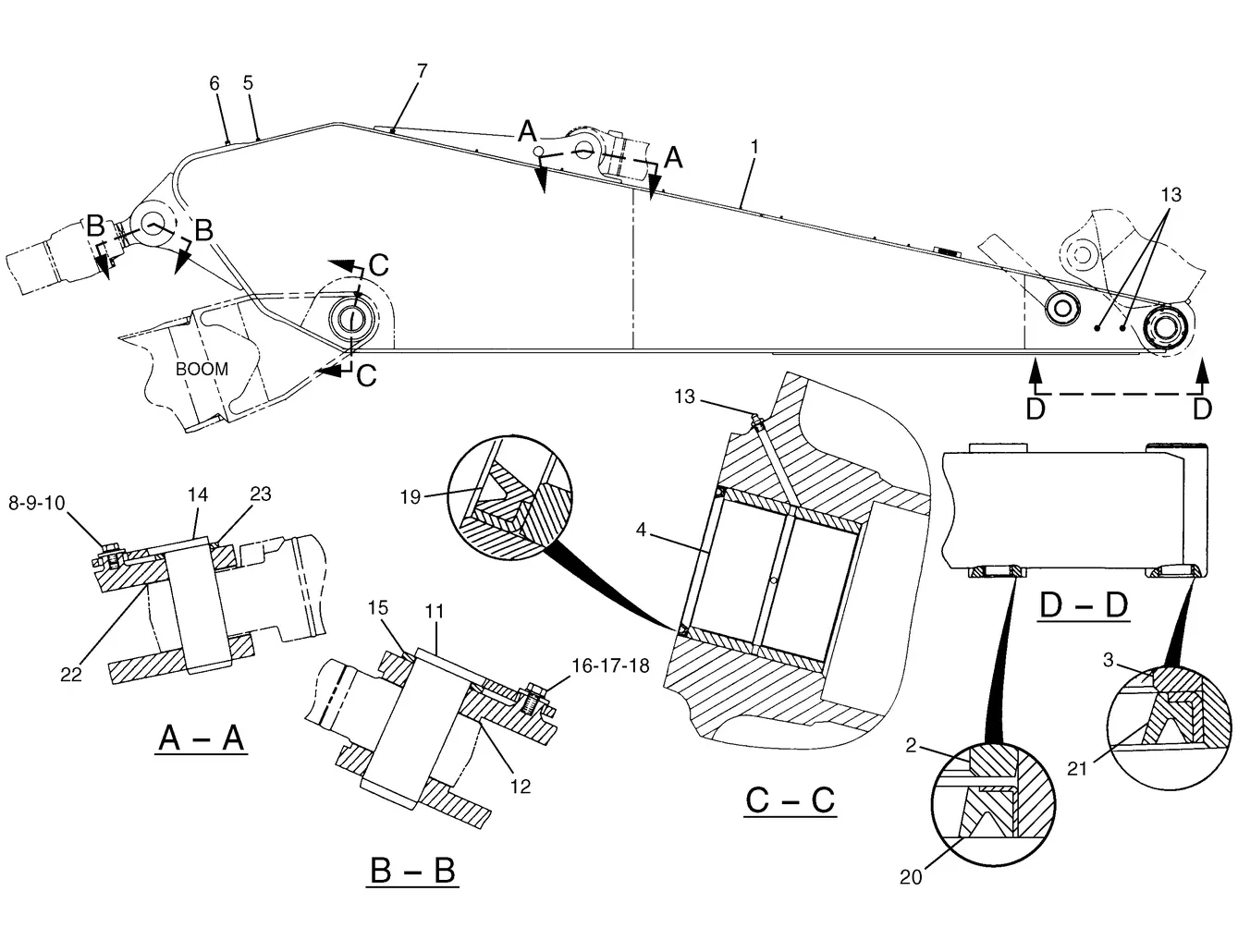 365B · IMPLEMENTS · 212-3012 CAT parts diagram