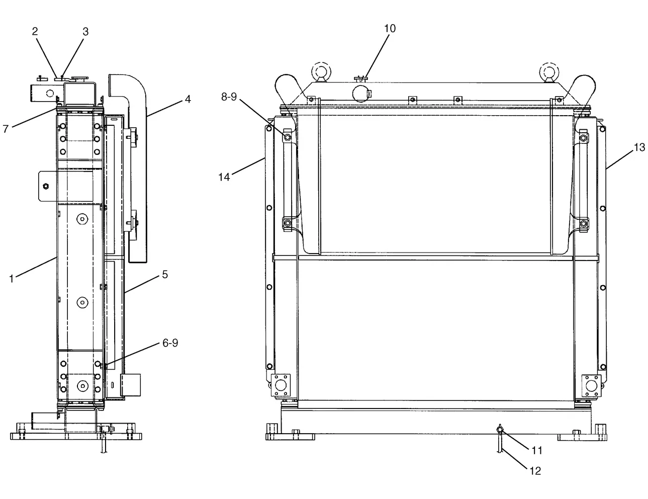 365B · COOLING SYSTEM · 210-8119 CAT parts diagram