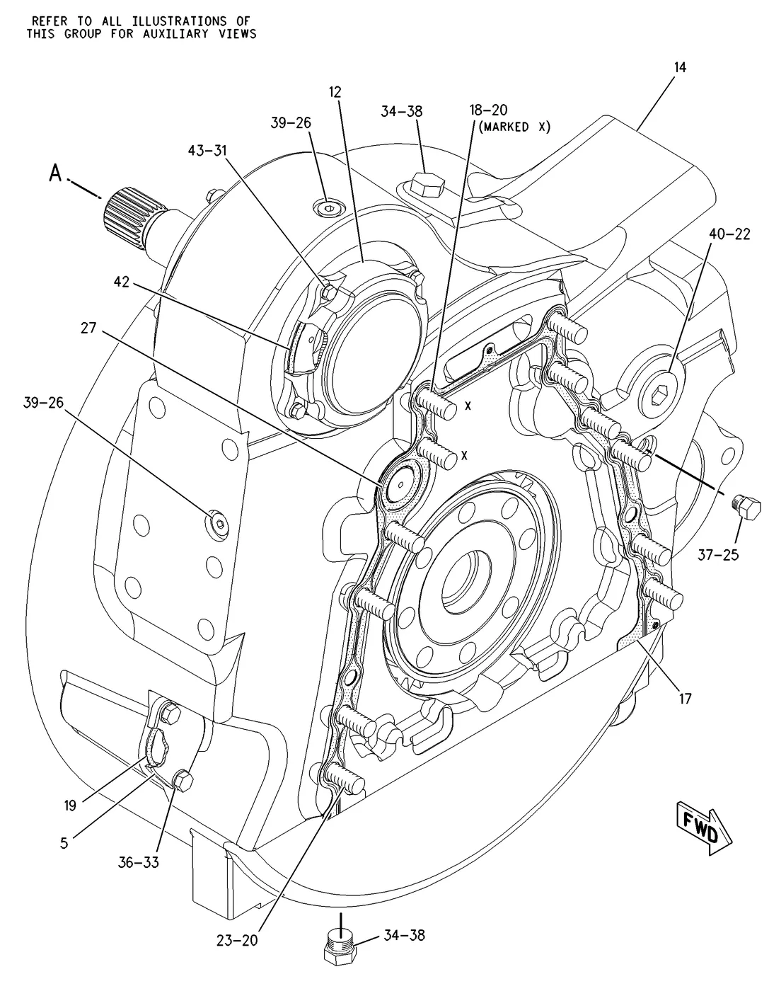C13 9M2418 parts diagram
