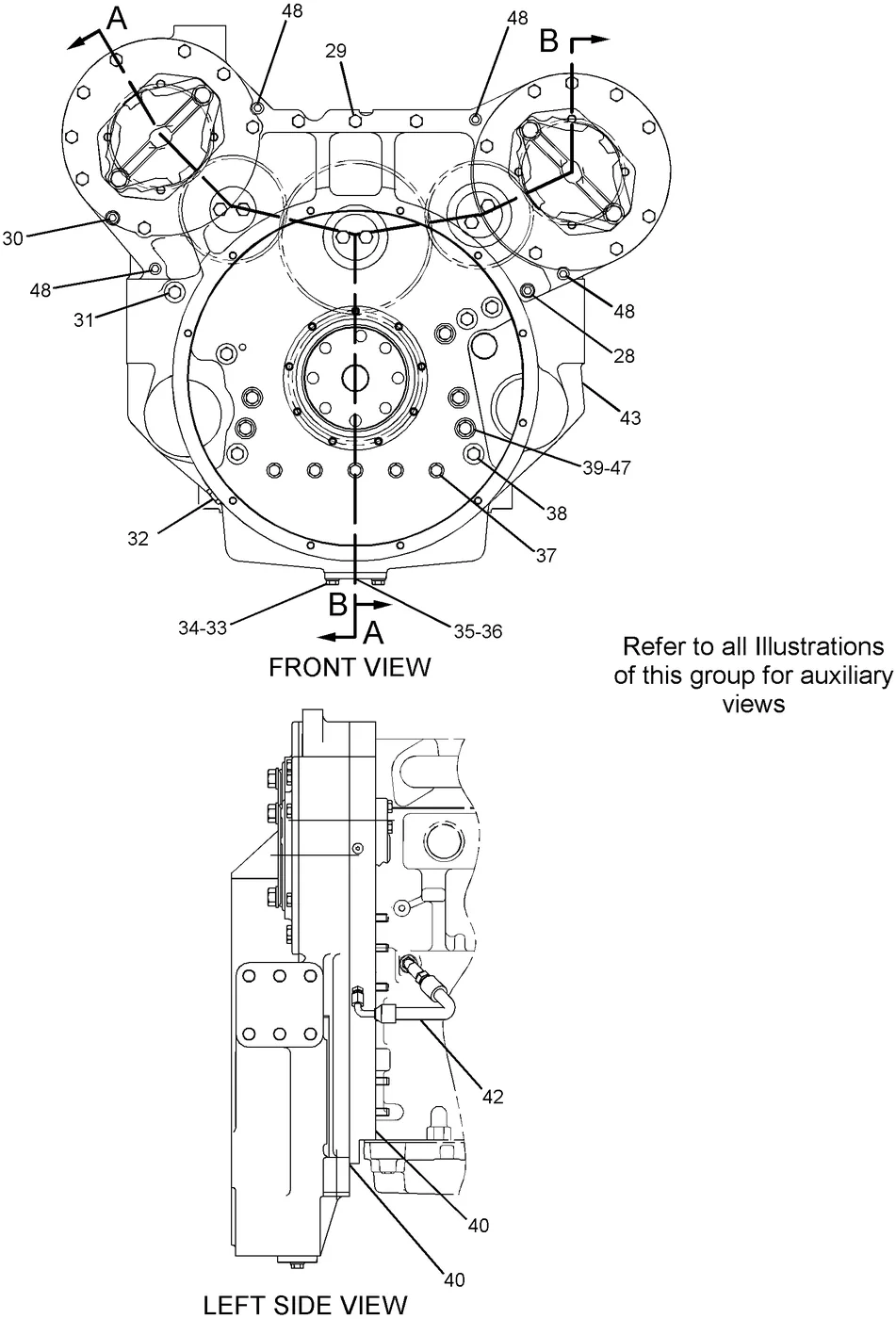 C13 · BASIC ENGINE · 225-9556 CAT parts diagram