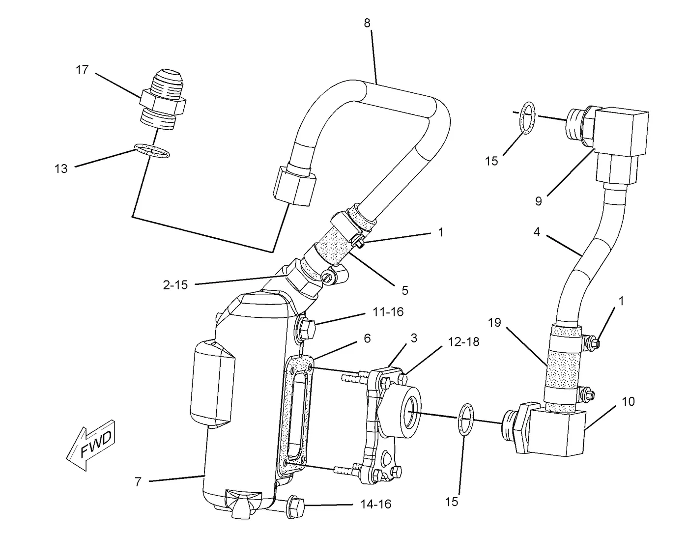 C13 · BASIC ENGINE · 264-7790 CAT parts diagram