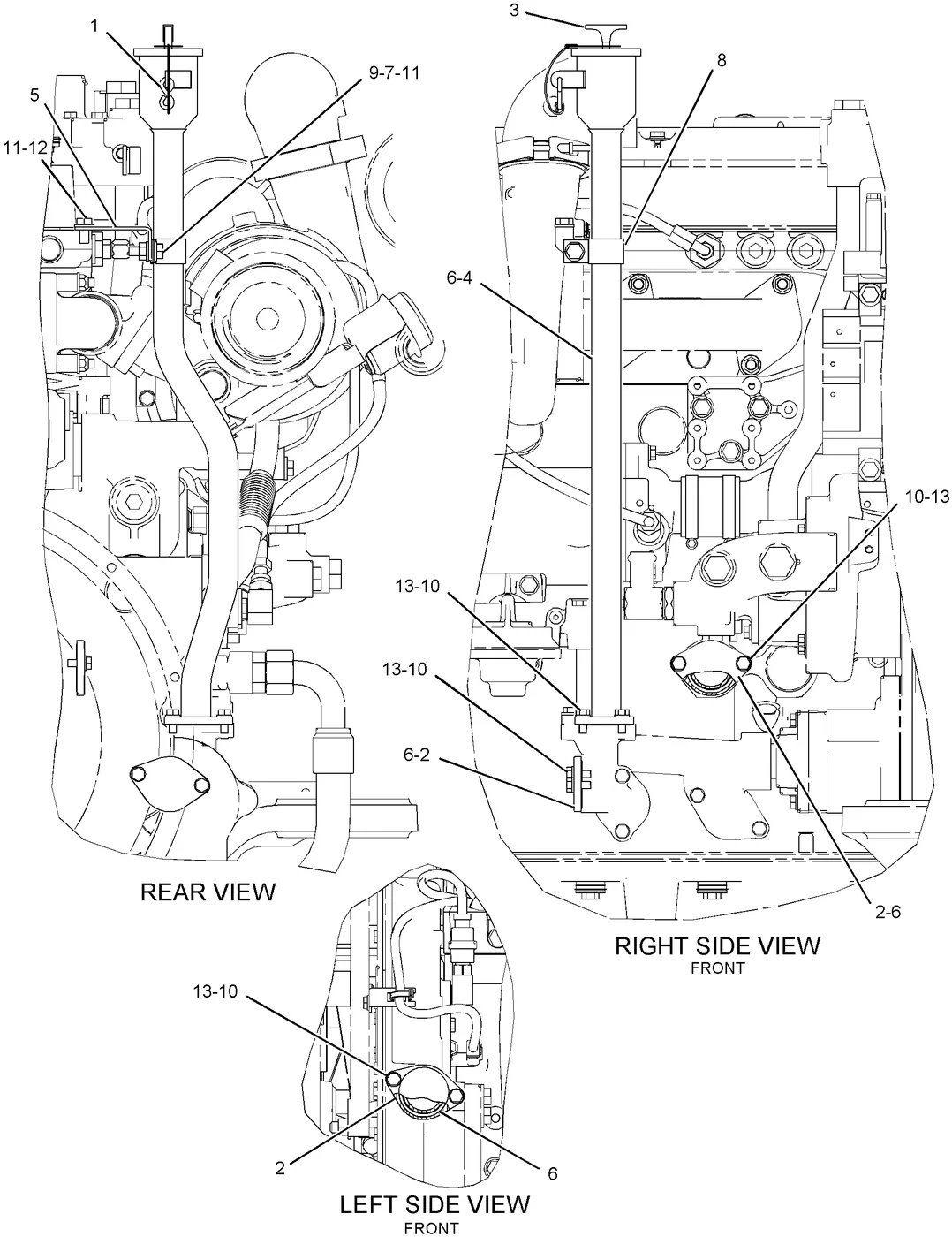 C13 · LUBRICATION SYSTEM · 235-0932 CAT parts diagram
