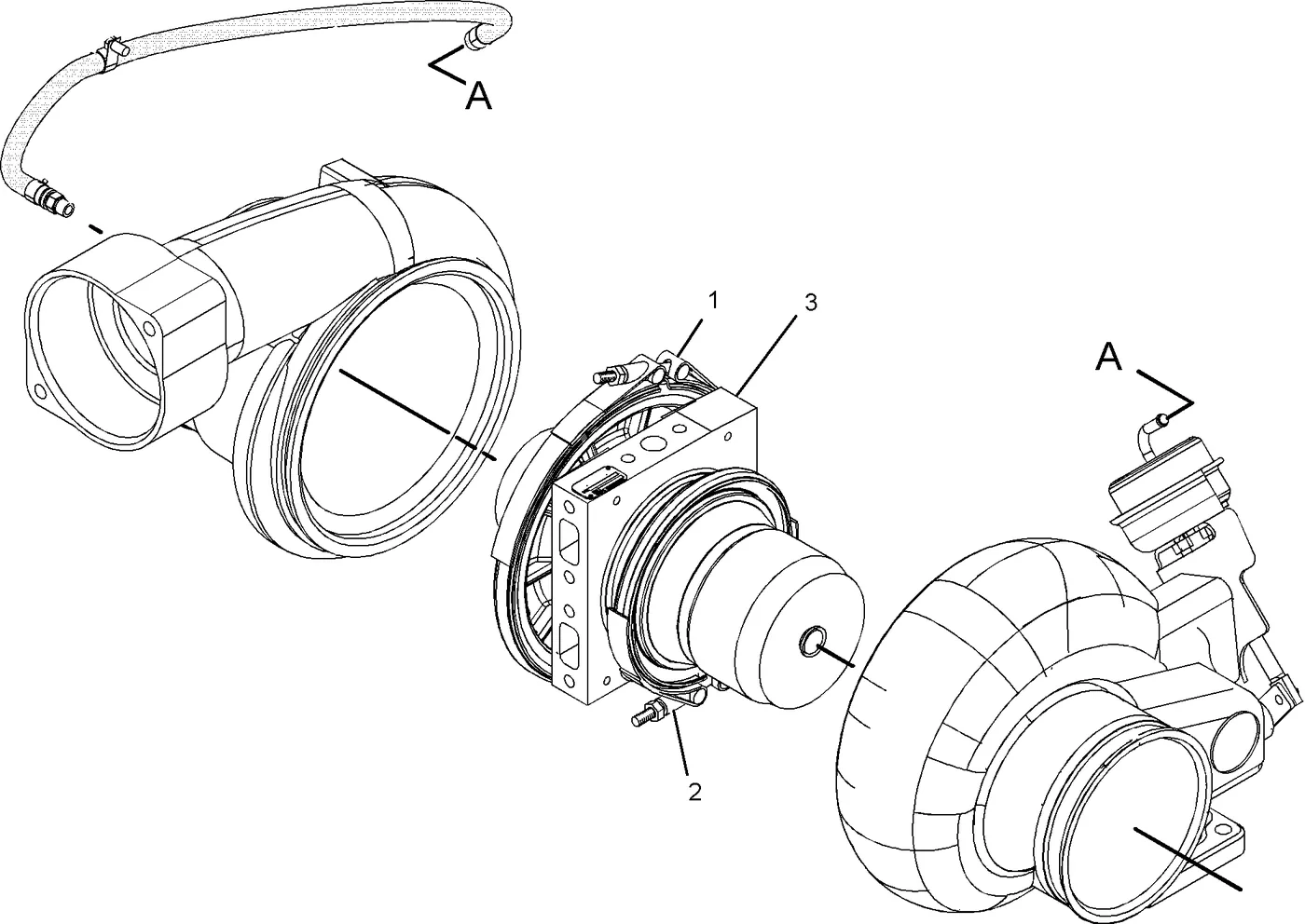 C13 · AIR INLET AND EXHAUST SYSTEM · 250-3045 CAT parts diagram