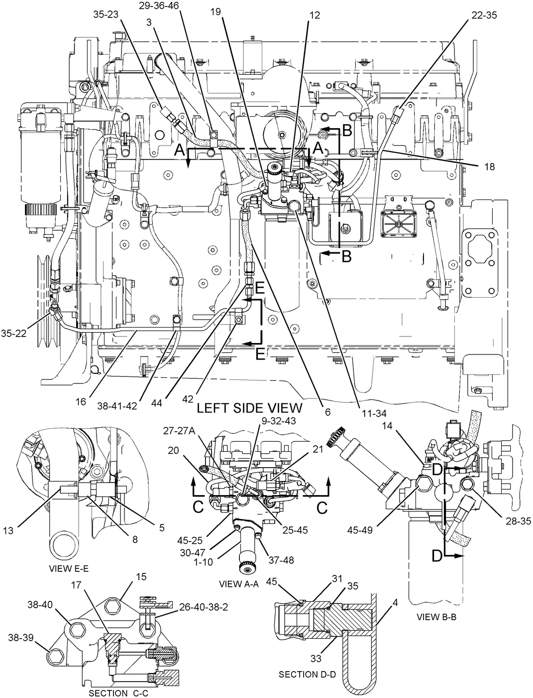 C13 · FUEL SYSTEM · 245-1099