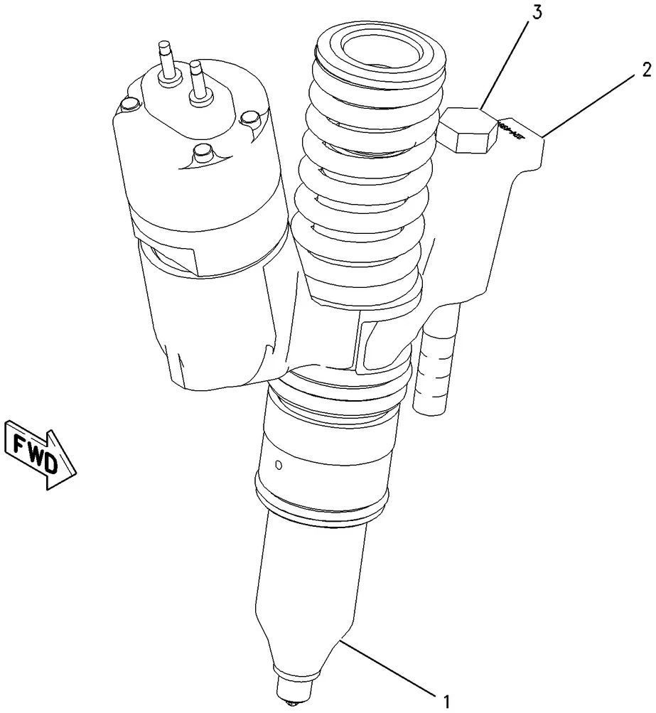 C13 · FUEL SYSTEM · 251-7166 CAT parts diagram