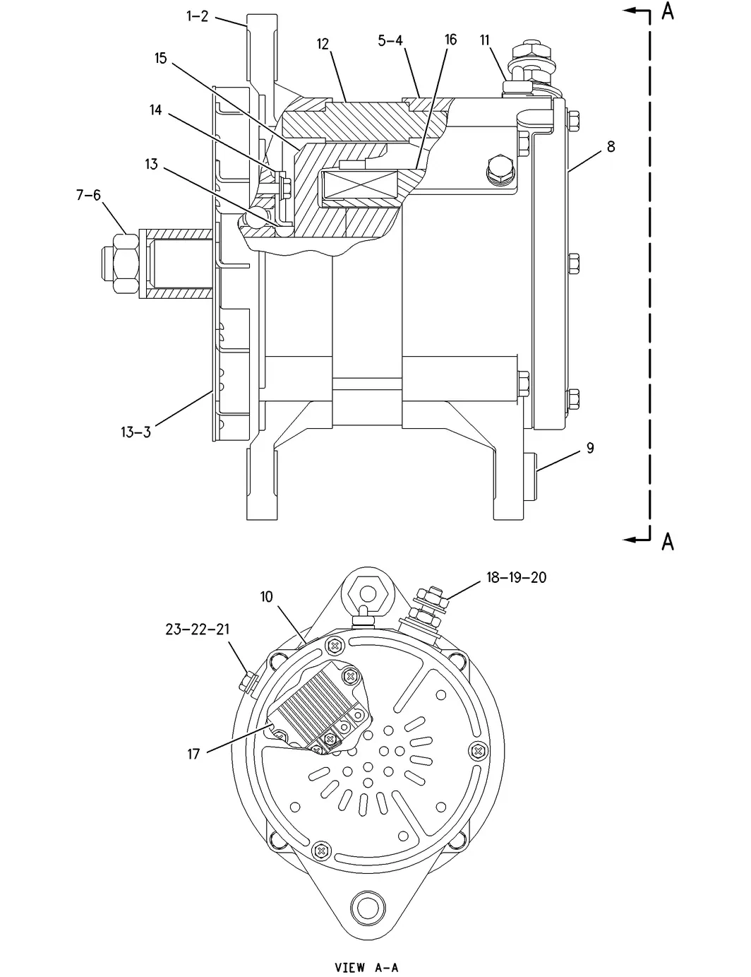 C13 · ELECTRICAL AND STARTING SYSTEM · 169-3345 CAT parts diagram
