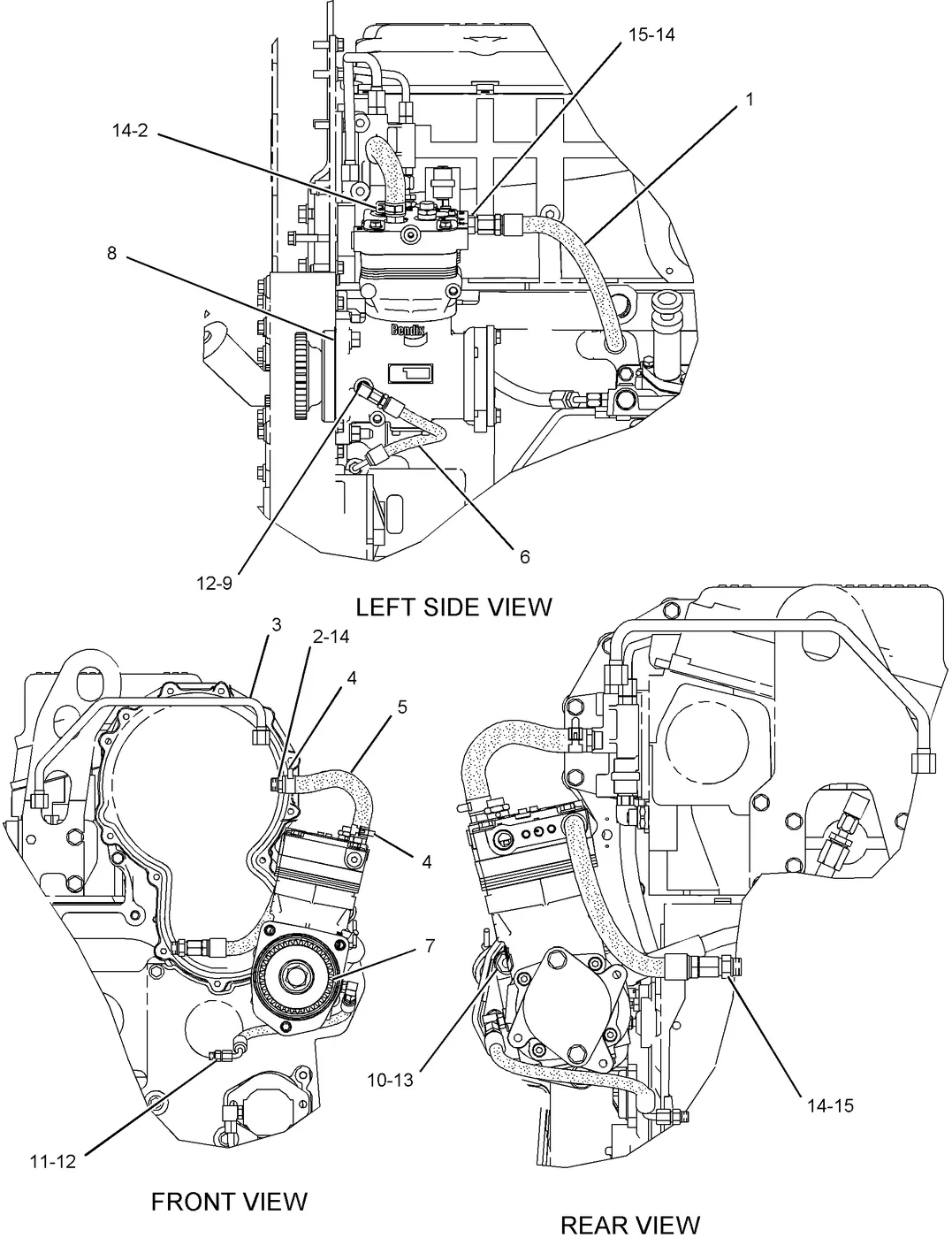 C15 · BASIC ENGINE · 222-2879 CAT parts diagram
