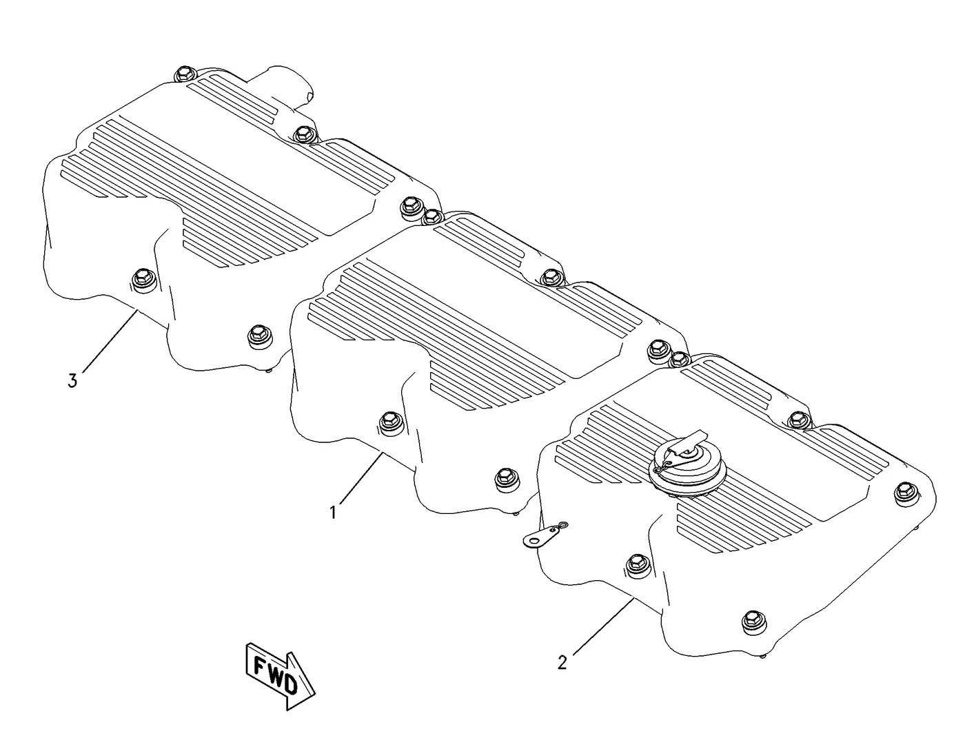 C15 · COOLING SYSTEM · 258-8684 CAT parts diagram
