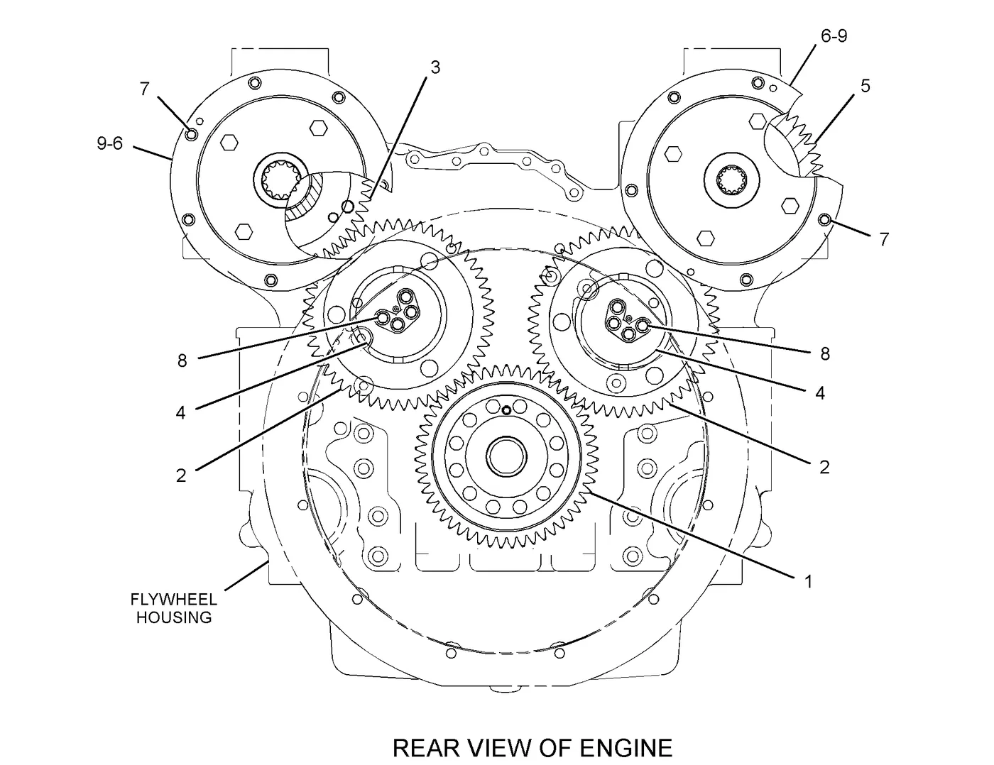 C15 · BASIC ENGINE · 186-3651 CAT parts diagram