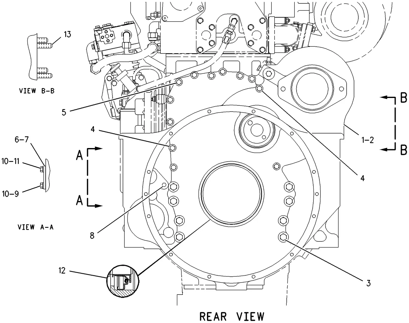 C15 · BASIC ENGINE · 120-9128 CAT parts diagram