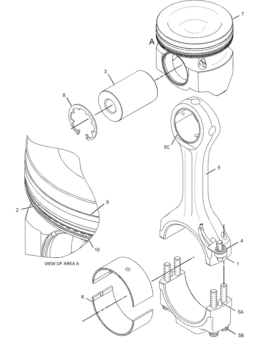C15 · BASIC ENGINE · 229-2863 CAT parts diagram
